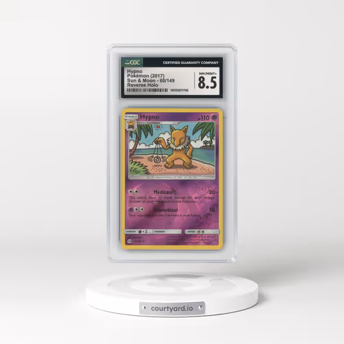 2017 Sun & Moon #60/149 Hypno - Reverse Holo (CGC 8.5 NM-MT+)