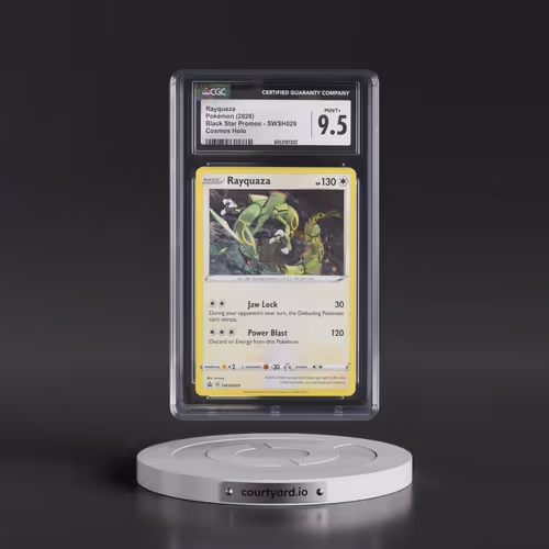 2017 Black Star Promos - Sword & Shield #SWSH029 Rayquaza - (Cosmos Holo) (CGC 9.5 MINT+)