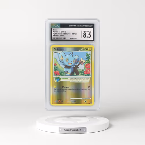 2007 Mysterious Treasures #98/123 Shinx - Reverse Holo (CGC 8.5 NM-MT+)