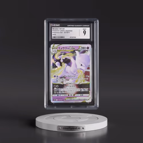 2022 Pokémon GO #031/071 Mewtwo VSTAR - Holo (CGC 9 MINT)