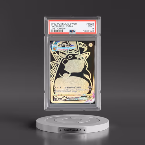 2022 Pokémon Sword & Shield Lost Origin #TG29 Pikachu Vmax - Full Art (PSA 9 MINT)