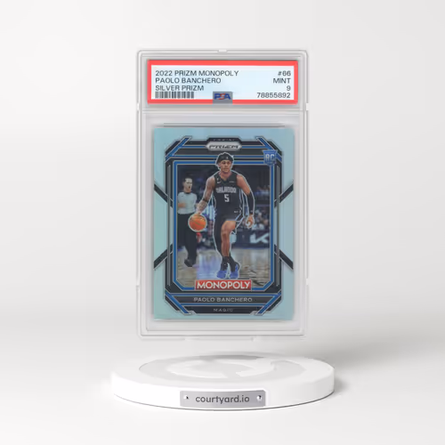 2022 Panini Prizm Monopoly #66 Paolo Banchero - Silver Prizm (PSA 9 MINT)