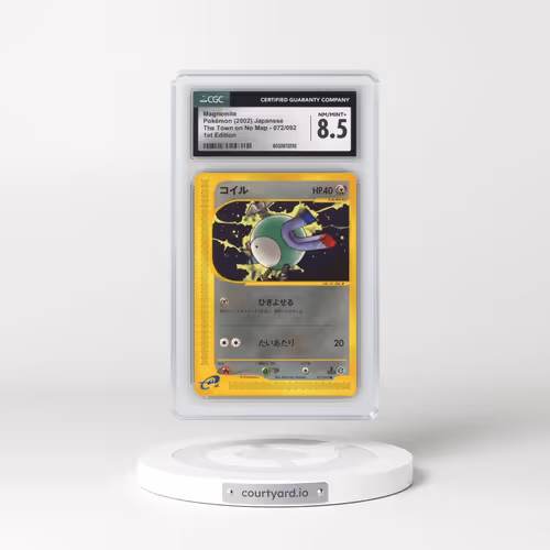 2002 The Town on No Map #072/092 Magnemite - 1st Edition (CGC 8.5 NM-MT+)