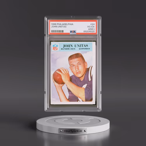 1966 Philadelphia #24 John Unitas (PSA 4 VG-EX)