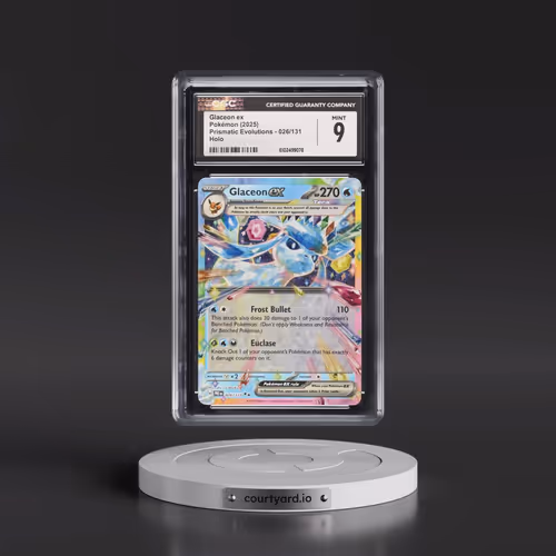 2024 Prismatic Evolutions - PRE EN #026/131 Glaceon ex - Holo (CGC 9 MINT)
