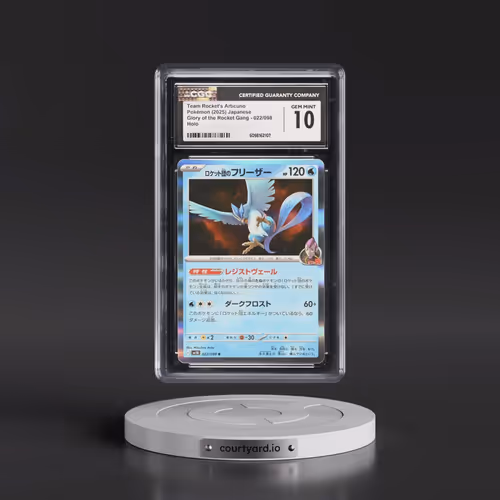 2025 Glory of the Rocket Gang - sv10 #022/098 Team Rocket's Articuno - Holo (CGC 10 GEM MINT)