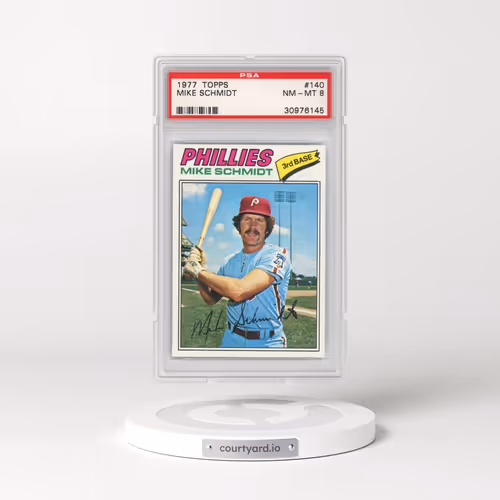 1977 Topps #140 Mike Schmidt (PSA 8 NM-MT)