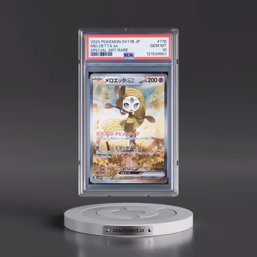 2025 Pokémon Sv11b-Black Bolt #170 Meloetta EX - Holo Special Art Rare (PSA 10 GEM MINT)