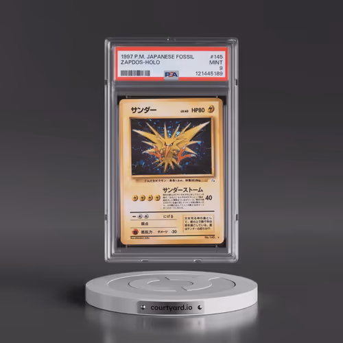 1997 Pokémon Fossil #145 Zapdos - Holo (PSA 9 MINT)