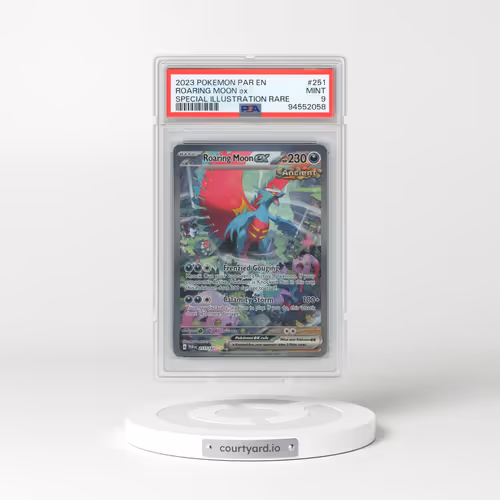 2023 Pokémon Par EN-Paradox Rift #251 Roaring Moon EX - Holo Special Illustration Rare (PSA 9 MINT)
