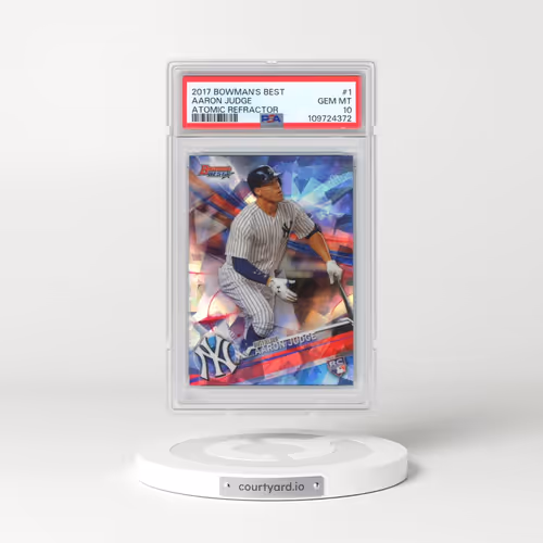2017 Bowman's Best #1 Aaron Judge - Atomic Refractor (PSA 10 GEM MINT)
