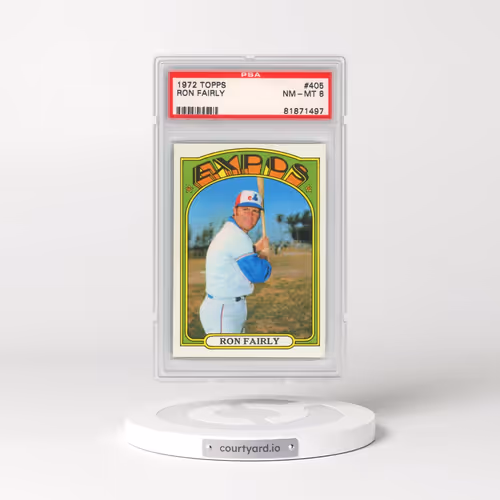 1972 Topps #405 Ron Fairly (PSA 8 NM-MT)
