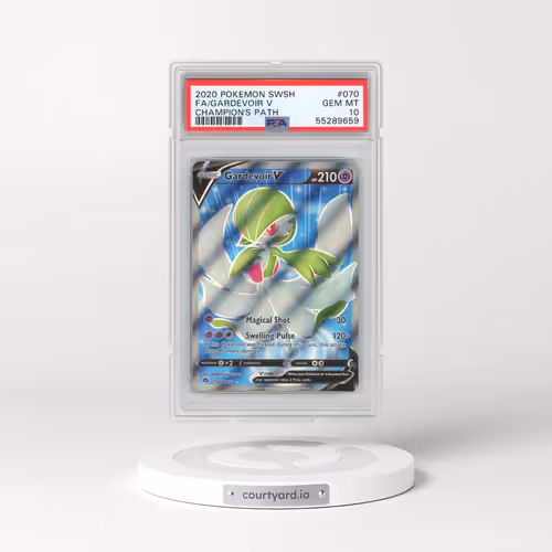 2020 Pokémon Sword & Shield Champion's Path #070 Gardevoir V - Holo Full Art (PSA 10 GEM MINT)