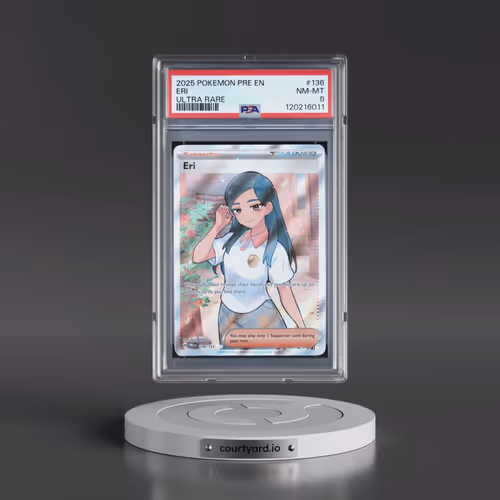 2025 Pokémon Pre EN-Prismatic Evolutions #136 Eri - Ultra Rare (PSA 8 NM-MT)