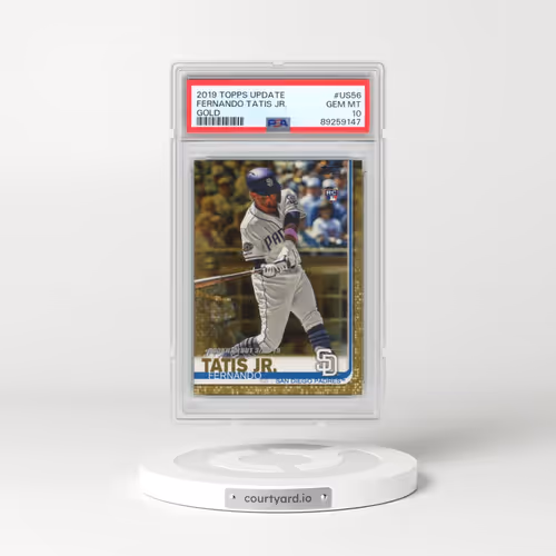 2019 Topps Update #US56 Fernando Tatis Jr. - Gold (PSA 10 GEM MINT)