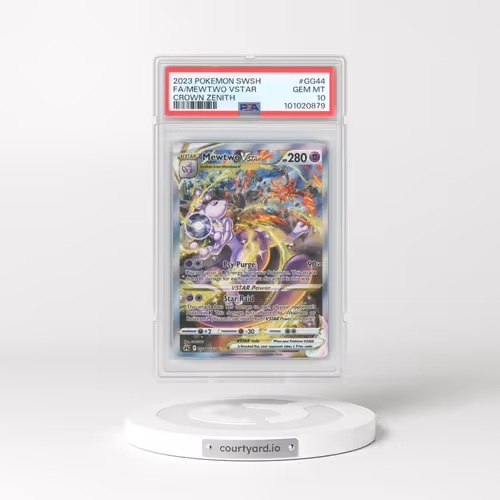 2023 Pokémon Sword and Shield Crown Zenith #GG44 Mewtwo Vstar - Full Art (PSA 10 GEM MINT)