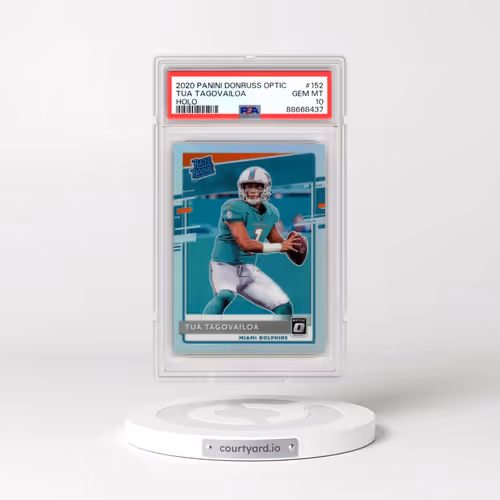 2020 Panini Donruss Optic #152 Tua Tagovailoa - Holo (PSA 10 GEM MINT)