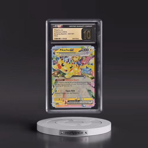 2024 Surging Sparks - SSP EN #057/191 Pikachu ex - Holo (CGC 10 PRISTINE)