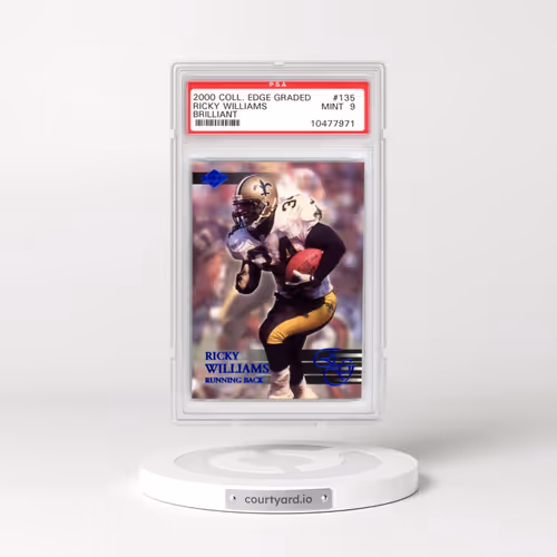 2000 Collector's Edge Graded #135 Ricky Williams - Brilliant (PSA 9 MINT)