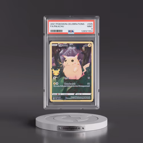 2021 Pokémon Celebrations #005 Pikachu - Full Art (PSA 9 MINT)