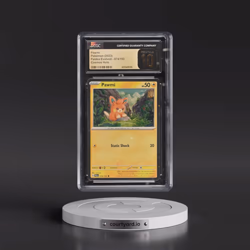 2023 Paldea Evolved - PAL EN #074/193 Pawmi - Cosmos Holo (CGC 10 PRISTINE)