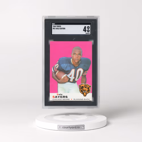 1969 Topps #51 Gale Sayers (SGC 4 VG-EX)