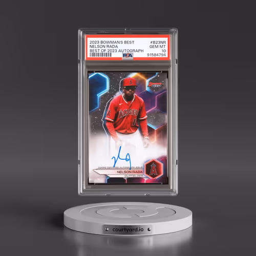 2023 Bowman's Best Best of 2023 Autographs #B23NR Nelson Rada (PSA 10 GEM MINT)