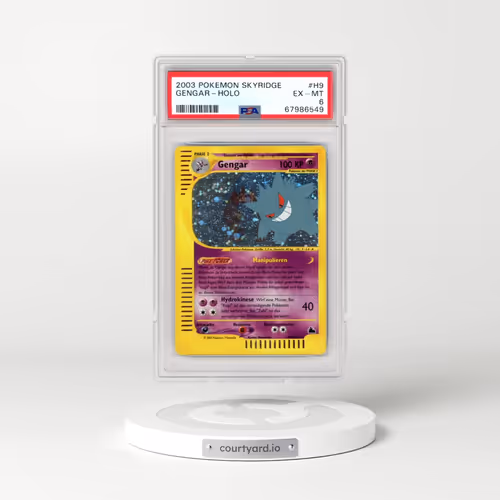 2003 Pokémon Skyridge #H9 Gengar - Holo (PSA 6 EX-MT)