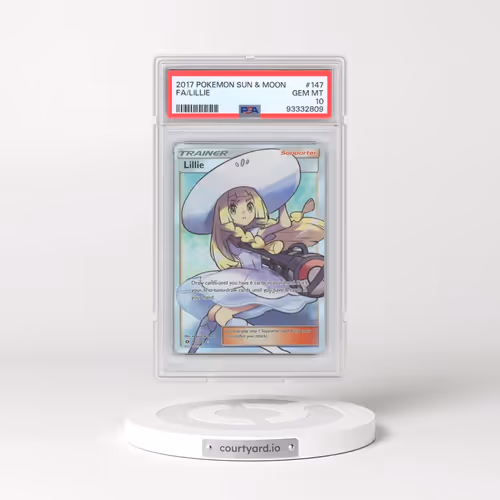 2017 Pokémon Sun & Moon #147 Lillie - Full Art (PSA 10 GEM MINT)