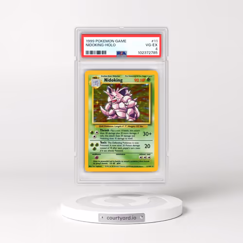 1999 Pokémon Game #11 Nidoking - Holo (PSA 4 VG-EX)