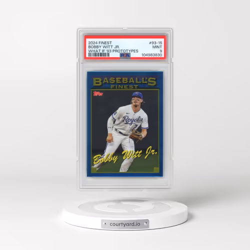 2024 Topps Finest What If 1993 Finest Prototypes #93-15 Bobby Witt Jr. (PSA 9 MINT)