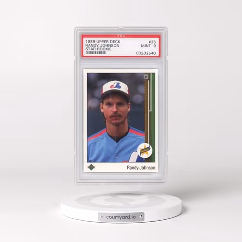 1989 Upper Deck #25 Randy Johnson - Star Rookie (PSA 9 MINT)