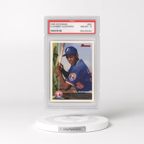 1995 Bowman #90 Vladimir Guerrero (PSA 8 NM-MT)