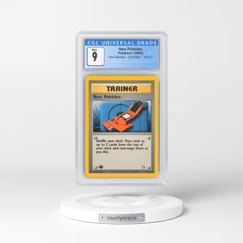 2000 Neo Genesis #95/111 New Pokédex - 1st Edition (CGC 9 MINT)