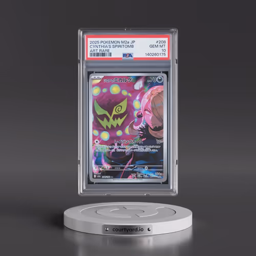 2025 Pokémon M2a-Mega Dream EX #208 Cynthia's Spiritomb - Art Rare (PSA 10 GEM MINT)