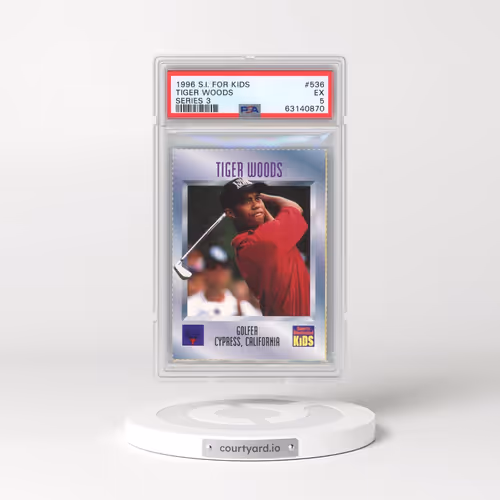 1996 S.I. for Kids Series 3 #536 Tiger Woods (PSA 5 EX)