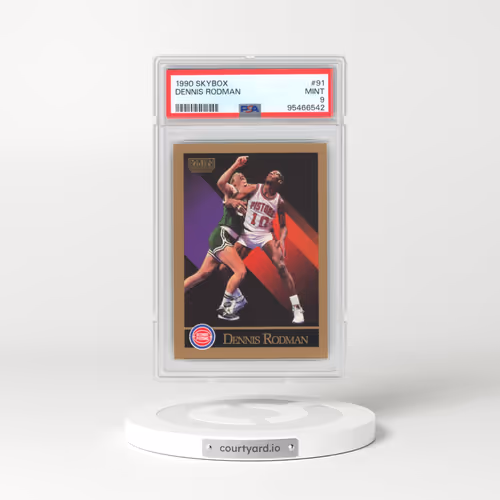 1990 Skybox #91 Dennis Rodman (PSA 9 MINT)
