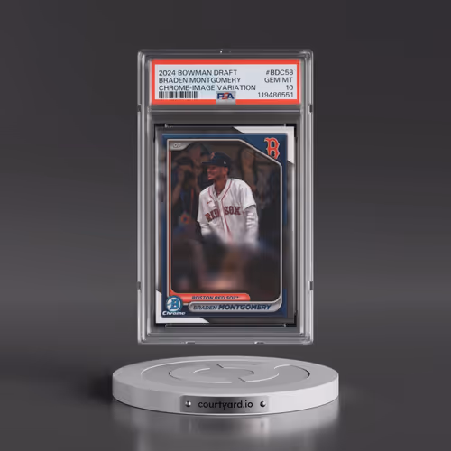 2024 Bowman Draft #BDC58 Braden Montgomery - Chrome-Image Variation (PSA 10 GEM MINT)