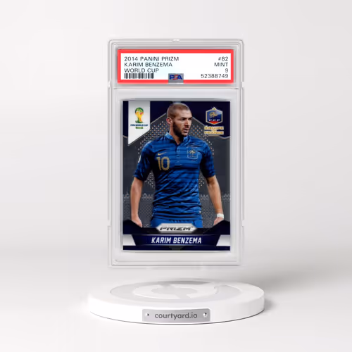 2014 Panini Prizm World Cup #82 Karim Benzema (PSA 9 MINT)