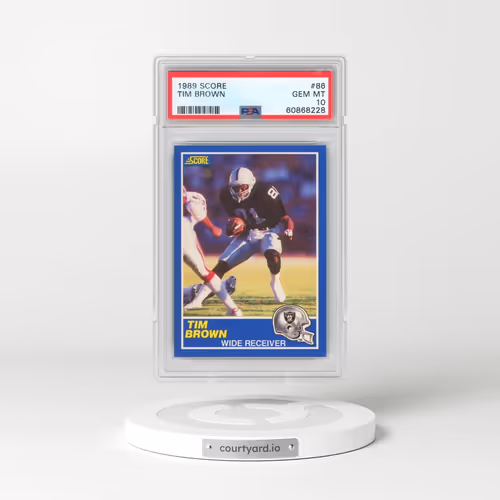 1989 Score #86 Tim Brown (PSA 10 GEM MINT)