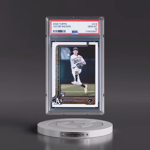 2025 Topps #314 Jacob Wilson (PSA 10 GEM MINT)