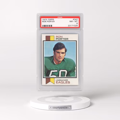 1973 Topps #342 Ron Porter (PSA 8 NM-MT)