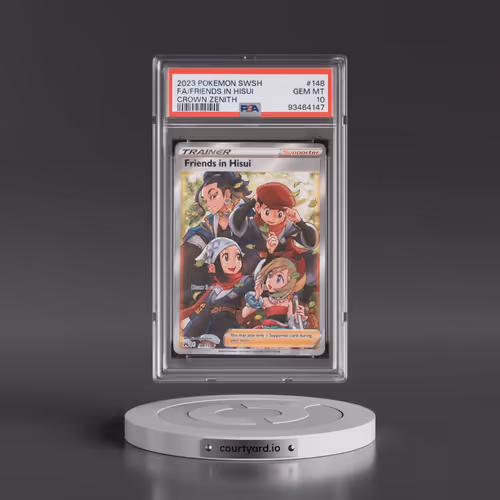 2023 Pokémon Sword and Shield Crown Zenith #148 Friends in Hisui - Full Art (PSA 10 GEM MINT)