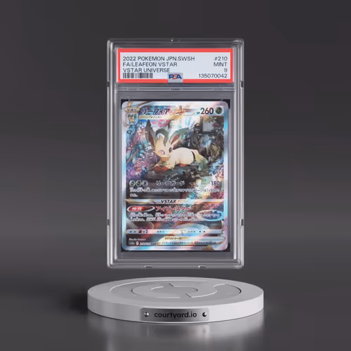 2022 Pokémon Sword & Shield Vstar Universe #210 Leafeon Vstar - Full Art (PSA 9 MINT)