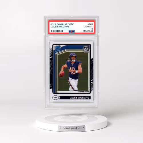 2024 Panini Donruss Optic #201 Caleb Williams (PSA 10 GEM MINT)