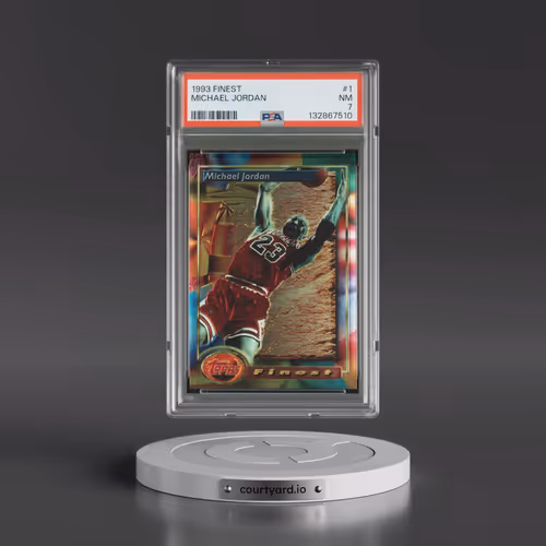 1993 Finest #1 Michael Jordan (PSA 7 NM)