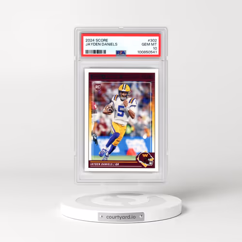 2024 Panini Score #302 Jayden Daniels (PSA 10 GEM MINT)