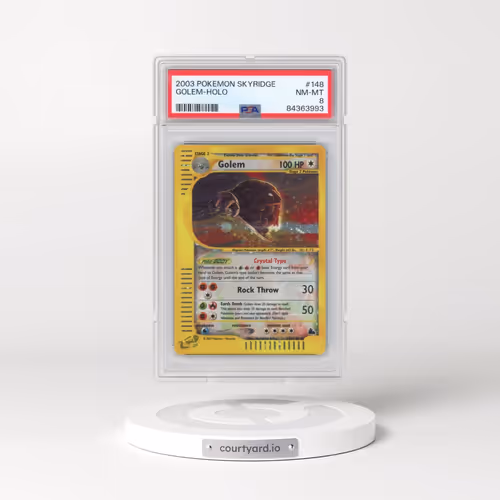 2003 Pokémon Skyridge #148 Golem - Holo (PSA 8 NM-MT)