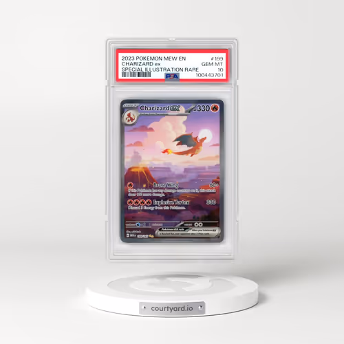 2023 Pokémon Mew EN-151 #199 Charizard EX - Holo Special Illustration Rare (PSA 10 GEM MINT)