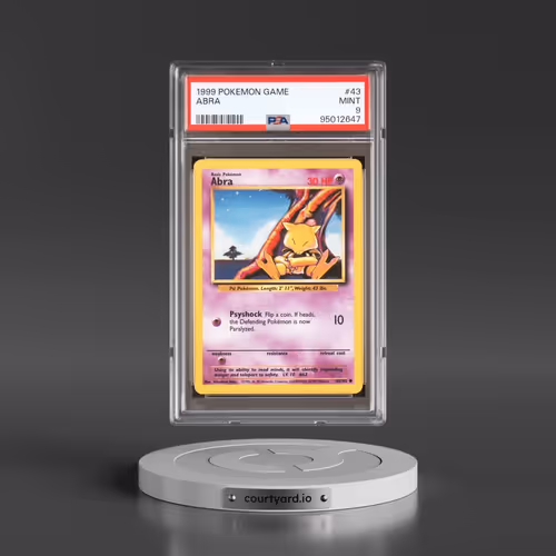 1999 Pokémon Game #43 Abra (PSA 9 MINT)